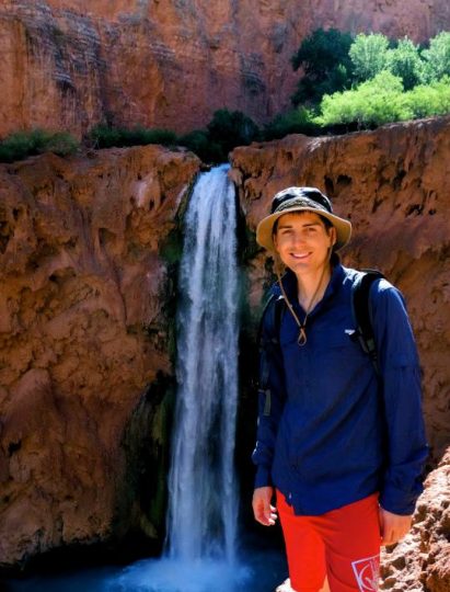 Pastor Greg loves to spend time with God's second book - Nature. Pictured here - Havasupai Falls, AZ